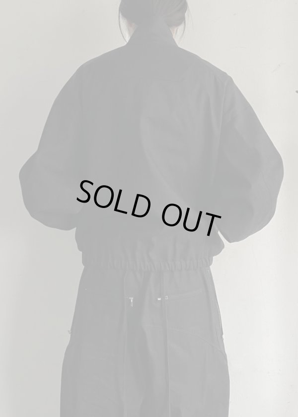 画像3: 【BIBLIOTHERK(ビブリオテーク)】Draped Tracksuit/ Black