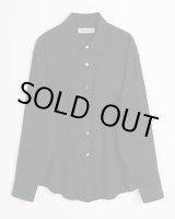 画像: 【OUR LEGACY(アワーレガシー)】COCO SHIRT/ Washed Black Air Cotton