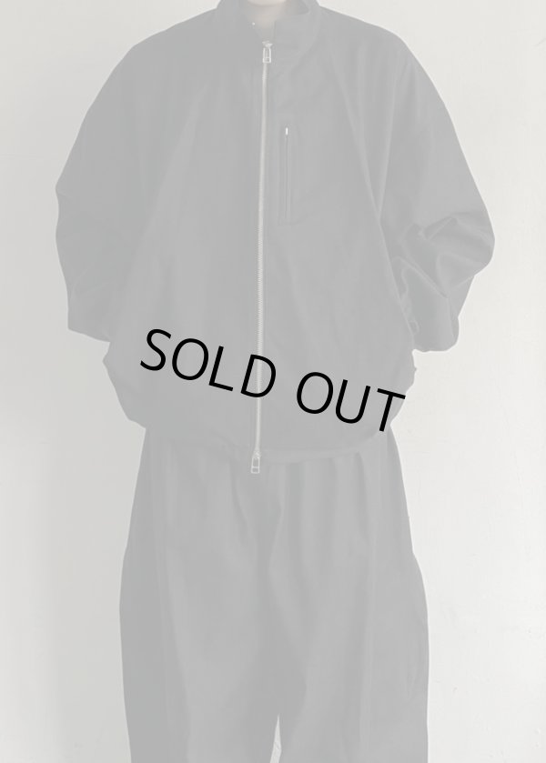 画像2: 【BIBLIOTHERK(ビブリオテーク)】Draped Tracksuit/ Black