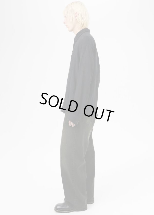 画像4: 【OUR LEGACY(アワーレガシー)】COCO SHIRT/ Washed Black Air Cotton