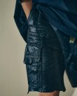 画像8: 【GOODKARMA DEVELOPMENT(グッドカルマディベロップメント)】Leather Cargo Shorts "LAZY"/ BLACK