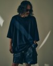画像7: 【GOODKARMA DEVELOPMENT(グッドカルマディベロップメント)】Leather Cargo Shorts "LAZY"/ BLACK