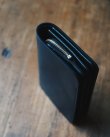 画像2: 【forme(フォルメ)】Short wallet/ Cordovan×DOUBLE/ Black
