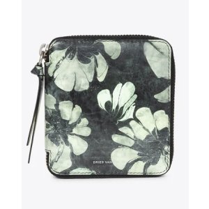 画像: 【Dries Van Noten(ドリスヴァンノッテン)】SQUARE ZIP WALLET/ GREEN