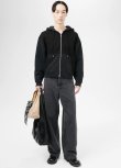 画像2: 【OUR LEGACY(アワーレガシー)】RASCAL HOOD/ Pigment Black Hefty Fleece
