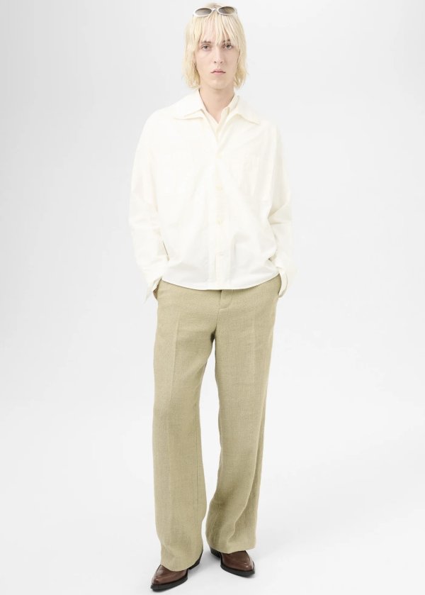 画像2: 【OUR LEGACY(アワーレガシー)】FUNNEL SHIRT/ White Dense Poplin