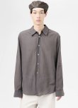 画像3: 【OUR LEGACY(アワーレガシー)】BEYOND SHIRT/ Charcoal Bordeaux