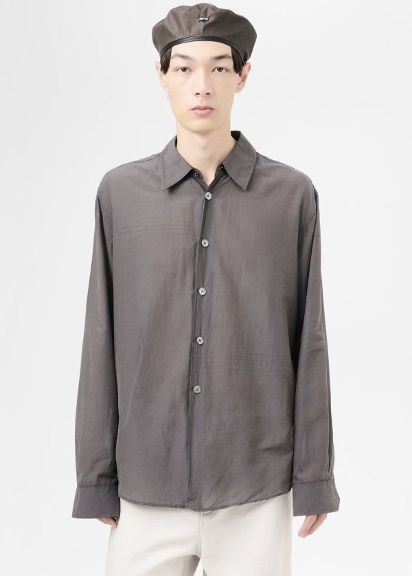 画像3: 【OUR LEGACY(アワーレガシー)】BEYOND SHIRT/ Charcoal Bordeaux