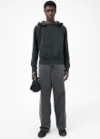 画像2: 【OUR LEGACY(アワーレガシー)】RELIC HOOD/ Pigment Black Hefty Fleece