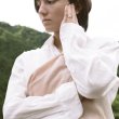 画像2: 【seya.(セヤ)】ETERNAL SHIRT/ TAKASHIMA CREPE SHELL GINGER DYE/ ROSE MOON