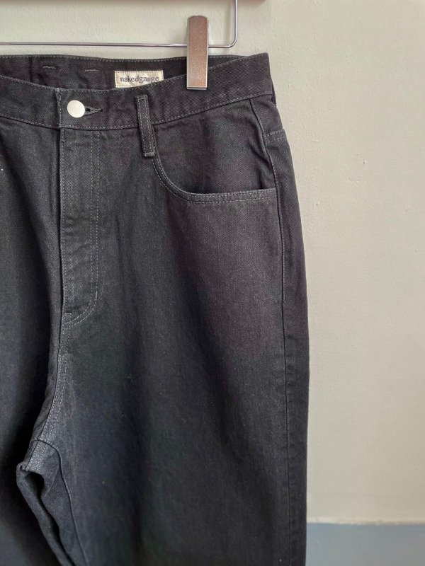 画像3: 【nakedgauge(ネイキッドゲージ)】BLACK DENIM FD ASHLEY JEANS