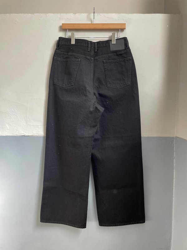 画像2: 【nakedgauge(ネイキッドゲージ)】BLACK DENIM FD ASHLEY JEANS