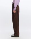 画像6: 【MARKAWARE(マーカウェア)】ORGANIC 2/80 GABARDINE DOUBLE PLEATED WIDE TROUSERS　”Olive Drab”