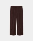 画像1: 【MARKAWARE(マーカウェア)】ORGANIC 2/80 GABARDINE DOUBLE PLEATED WIDE TROUSERS　”Olive Drab”