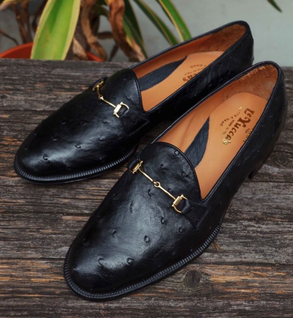 画像5: 【Le Yucca's(レユッカス)】Bit Loafer(Y27217)-OSTRICH-/ NERO(Black)