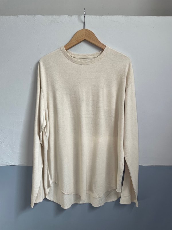 画像4: 【marka(マーカ)】ROUND HEM CREW NECK　”IVORY”