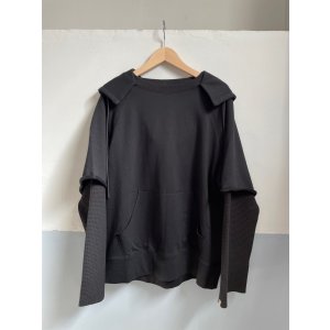 画像: 【FAF(エフエーエフ)】Double Sleeve Hoodie　”Black”