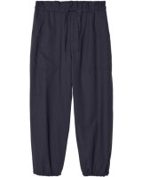 画像: 【IRENISA(イレニサ)】DRAWSTRING PANTS / BLACK NAVY