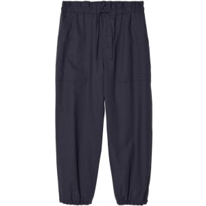 画像: 【IRENISA(イレニサ)】DRAWSTRING PANTS / BLACK NAVY