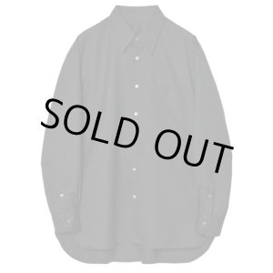 画像: 【IRENISA(イレニサ)】REGULAR COLLAR SHIRT / SMOKE BLACK