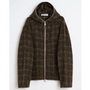 画像: 【OUR LEGACY(アワーレガシー)】FULL ZIP HOOD/ Dorf Check Hairy Wool