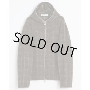 画像: 【OUR LEGACY(アワーレガシー)】FULL ZIP HOOD/ Dorf Check Hairy Wool