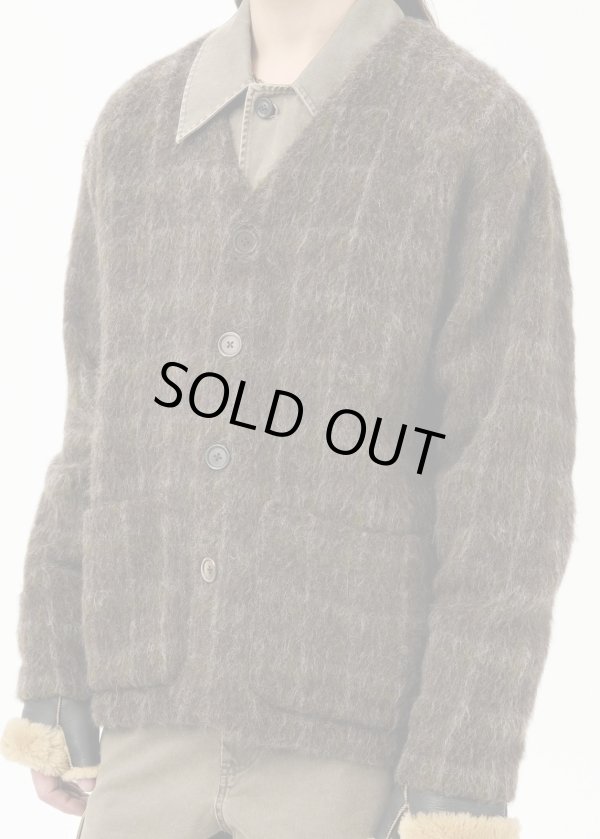 画像4: 【OUR LEGACY(アワーレガシー)】CARDIGAN/ Dorf Check Hairy Wool