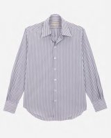 画像: 【CAMISAS MANOLO(カミサスマノロ)】WHITE/BLACK STRIPES NORMAL SHIRT