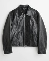 画像: 【OUR LEGACY(アワーレガシー)】MINI JACKET/ Top Dyed Black Leather