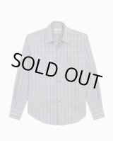 画像: 【CAMISAS MANOLO(カミサスマノロ)】BLUE/WHITE MULTI CHECK NORMAL SHIRT