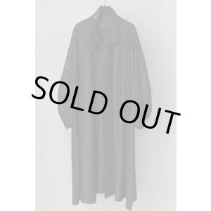 画像: 【GABRIELA COLL GARMENTS(ガブリエラコールガーメンツ)】HEAVY WOOL OVERSIZED COAT/ BLACK