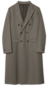 画像: 【IRENISA(イレニサ)】DOUBLE-BREASTED CHESTER COAT / STONE GRAY