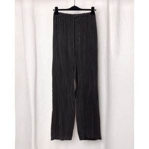 画像: 【GABRIELA COLL GARMENTS(ガブリエラコールガーメンツ)】CUPRO DRAWSTRING TROUSERS/ BLACK