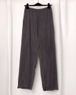 画像1: 【GABRIELA COLL GARMENTS(ガブリエラコールガーメンツ)】CUPRO DRAWSTRING TROUSERS/ BROWN