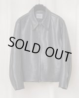 画像: 【GABRIELA COLL GARMENTS(ガブリエラコールガーメンツ)】 LEATHER POCKET JACKET/ BLACK