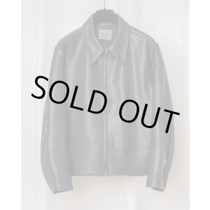 画像: 【GABRIELA COLL GARMENTS(ガブリエラコールガーメンツ)】 LEATHER POCKET JACKET/ BLACK