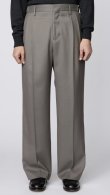画像3: 【IRENISA(イレニサ)】TWO TUCKS WIDE TROUSERS / STONE GRAY