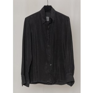 画像: 【GABRIELA COLL GARMENTS(ガブリエラコールガーメンツ)】DOUBLE CUPRO POCKET SHIRT/ BLACK