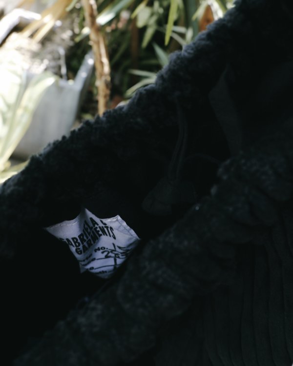 画像2: 【GABRIELA COLL GARMENTS(ガブリエラコールガーメンツ)】CORDUROY FLAP POCKET TROUSERS/ BLACK