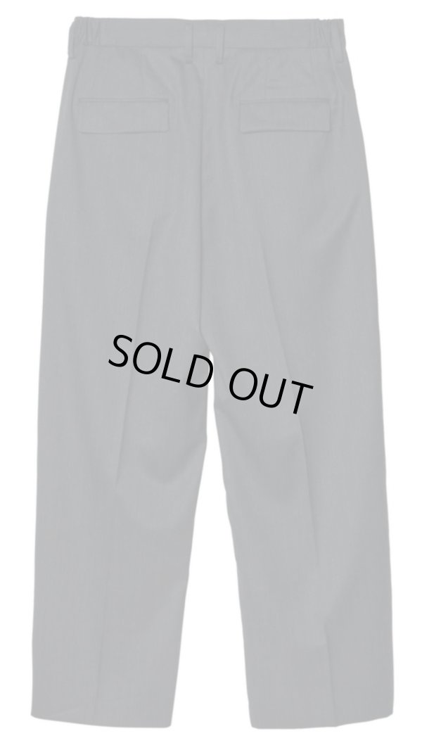 画像2: 【IRENISA(イレニサ)】TWO TUCKS WIDE TROUSERS / CHARCOAL GRAY