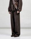 画像3: 【GABRIELA COLL GARMENTS(ガブリエラコールガーメンツ)】CUPRO DRAWSTRING TROUSERS/ BROWN