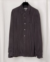 画像: 【GABRIELA COLL GARMENTS(ガブリエラコールガーメンツ)】DOUBLE CUPRO POCKET SHIRT/ BROWN