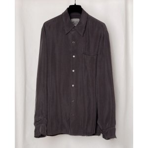 画像: 【GABRIELA COLL GARMENTS(ガブリエラコールガーメンツ)】DOUBLE CUPRO POCKET SHIRT/ BROWN