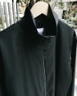画像2: 【GABRIELA COLL GARMENTS(ガブリエラコールガーメンツ)】FINE WOOL ZIPPER SHIRT/ BLACK