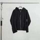 画像: 【NVRFRGT(ネヴァーフォーゲット)】FULL ZIP UP HOODIE　”Black”