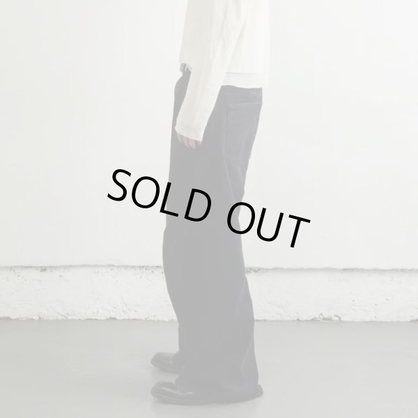 画像3: 【NVRFRGT(ネヴァーフォーゲット)】3D TWISTED WIDE LEG 5P PANTS CORDUROY　”Black”