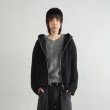 画像3: 【NVRFRGT(ネヴァーフォーゲット)】FULL ZIP UP HOODIE　”Black”