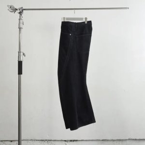 画像: 【NVRFRGT(ネヴァーフォーゲット)】3D TWISTED WIDE LEG 5P PANTS CORDUROY　”Black”