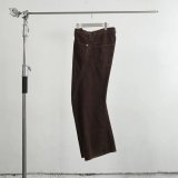 画像: 【NVRFRGT(ネヴァーフォーゲット)】3D TWISTED WIDE LEG 5P PANTS CORDUROY　”Brown”