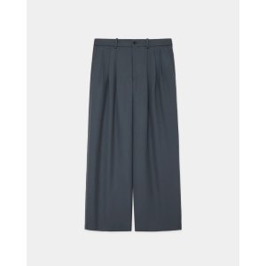 画像: 【MARKAWARE(マーカウェア)】ORGANIC WOOL SURVIVAL CLOTH／TRIPLE PLEATED WIDE TROUSERS ”FOREST GRAY”